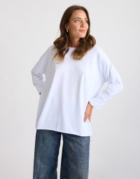 Maglia Cotone Over Taglio Laser
