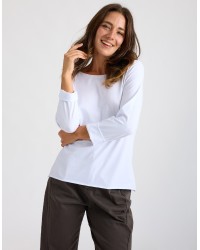 Maglia Cotone Slim Taglio Laser