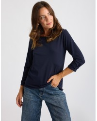 Maglia Cotone Slim Taglio Laser