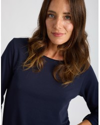 Maglia Cotone Slim Taglio Laser