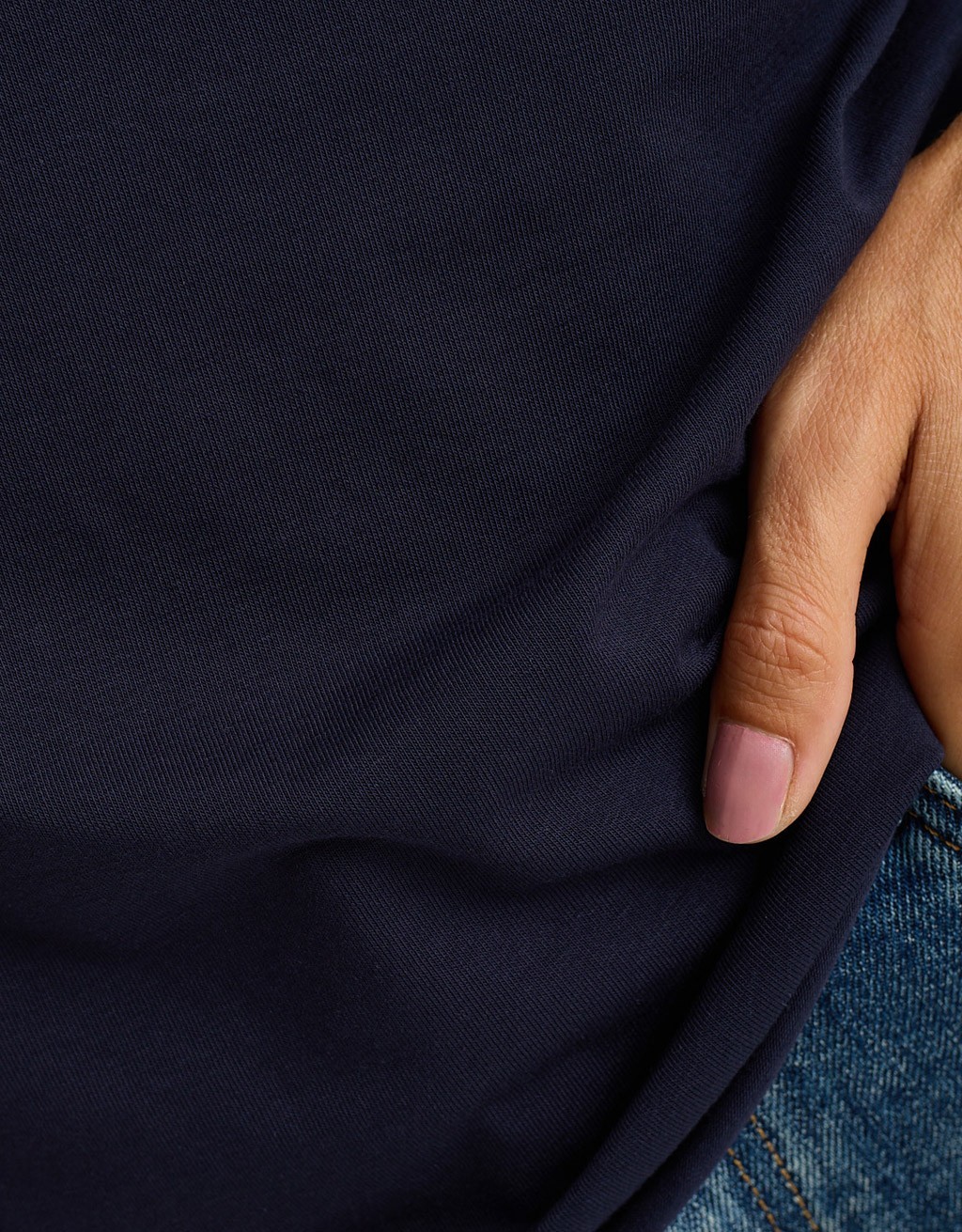 Maglia Cotone Slim Taglio Laser