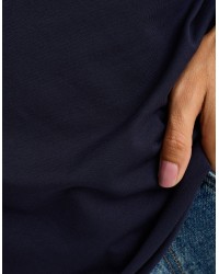 Maglia Cotone Slim Taglio Laser