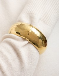 Bracciale Rigido Effetto Martellato