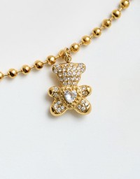 Collana Girocollo Pendenti Orsetto Fiocco
