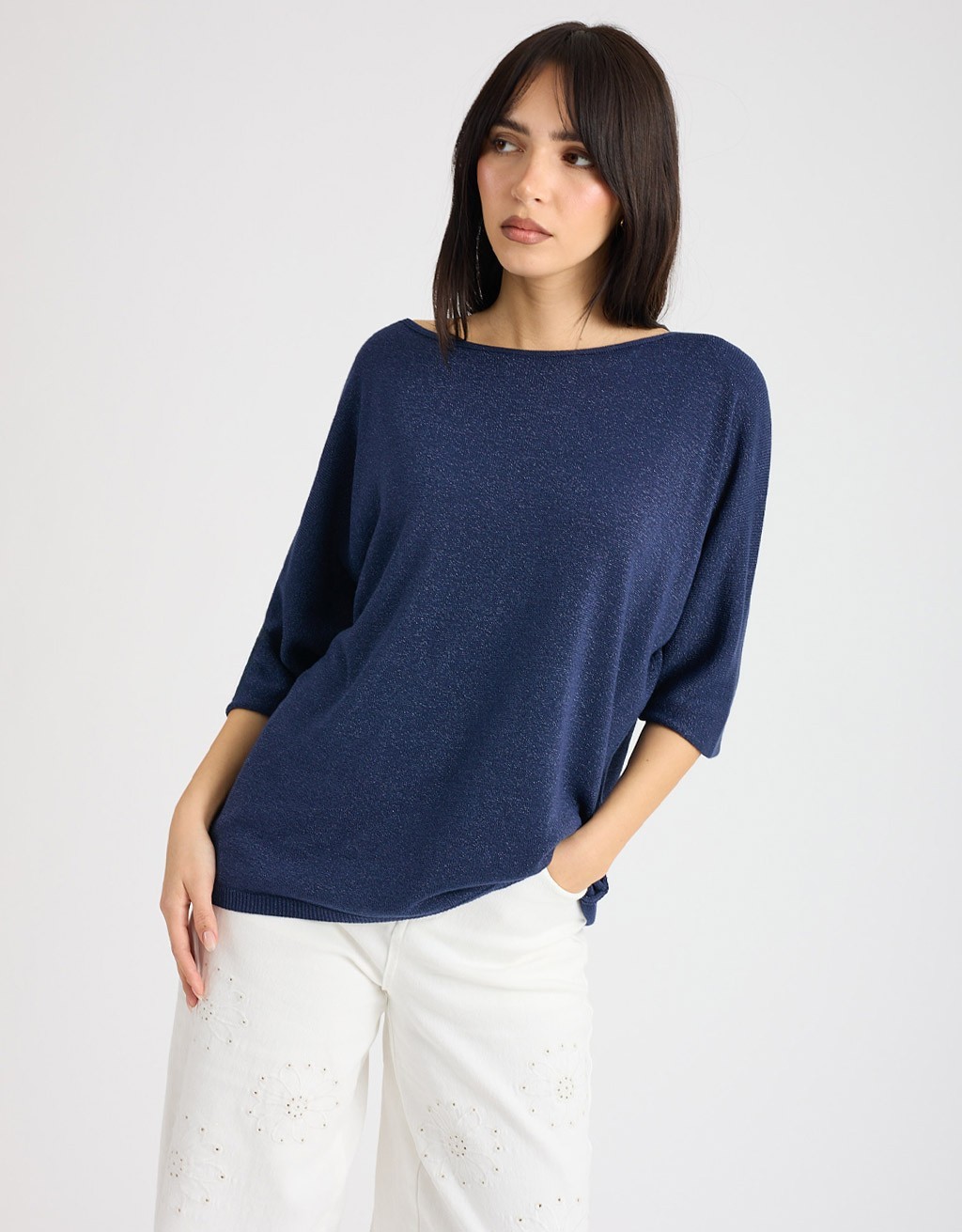 Maglioncino Over Filo Lurex