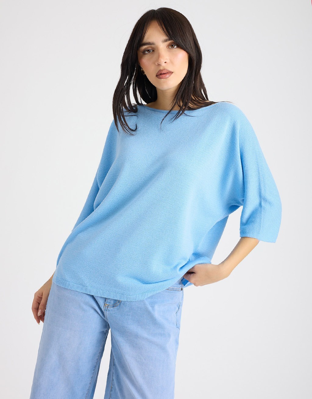 Maglioncino Over Filo Lurex