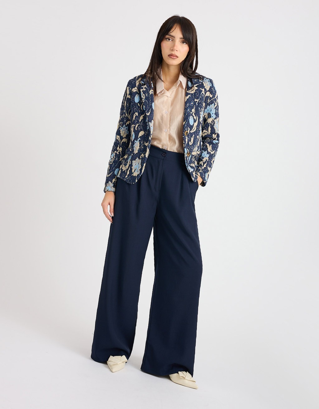 Giacca Jaquard Fantasia Lurex