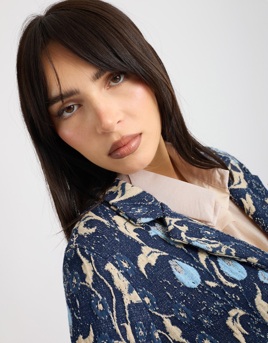Giacca Jaquard Fantasia Lurex
