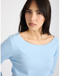 Maglia Cotone Slim Taglio Laser