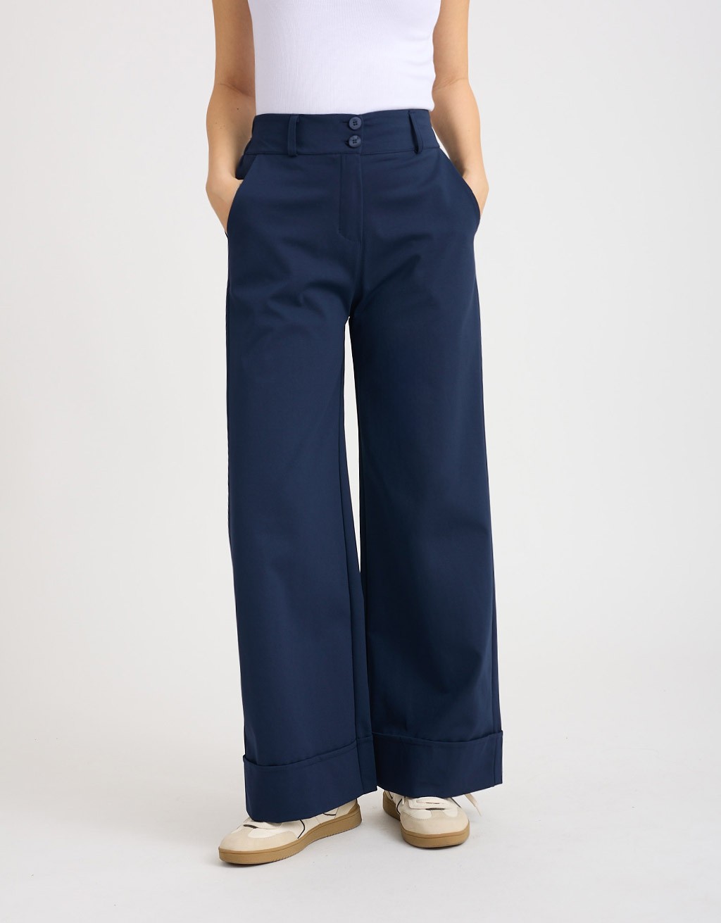 Pantalone Palazzo Risvolto Punto Milano