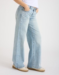 Jeans Palazzo Vita Medio Bassa