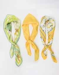 Set Tre Foulard Giallo