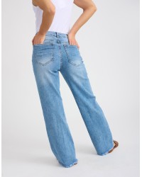 Jeans Wide Sfrangiato
