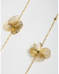 Collana Acciaio Fiori
