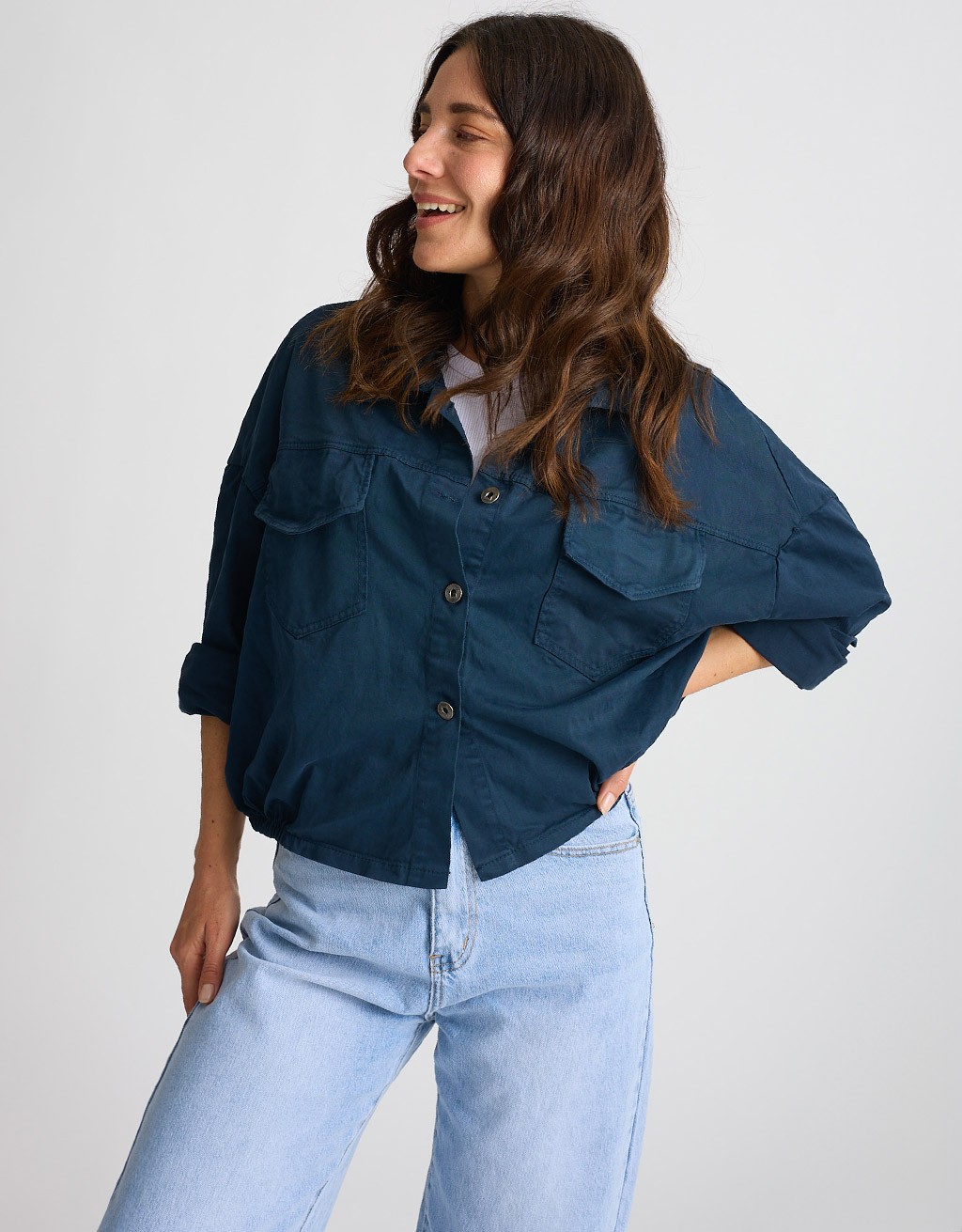 Giacca Bomber Crop