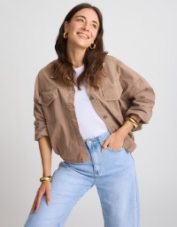 Giacca Bomber Crop