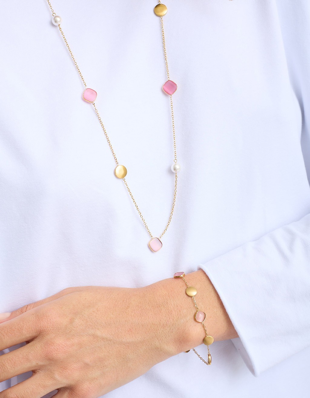 Collana Pietre e Perla