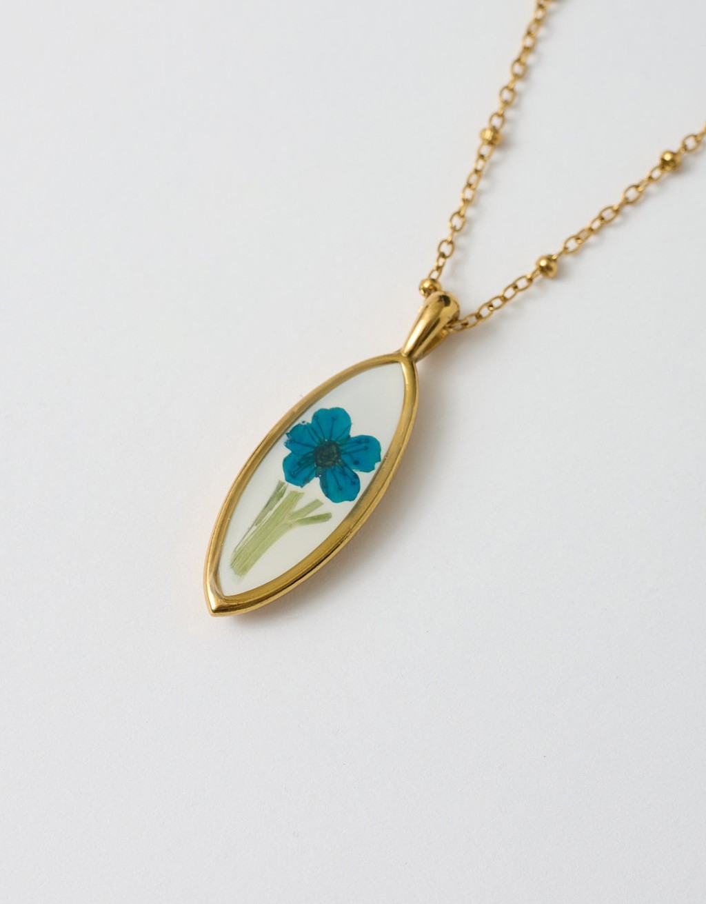Collana Fiore Blu