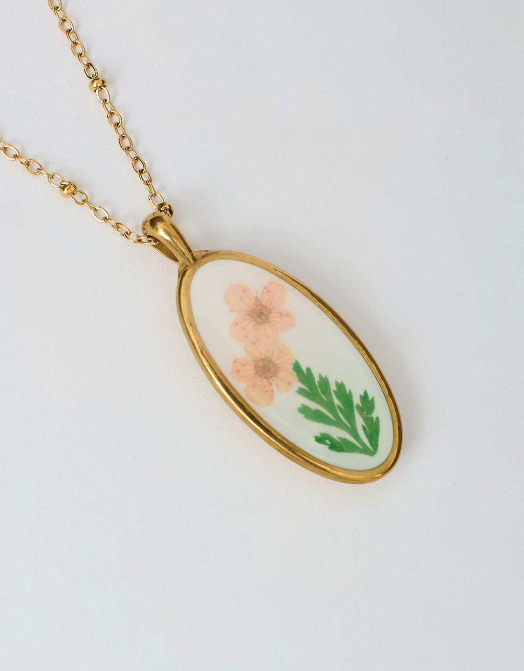 Collana Fiore Rosa