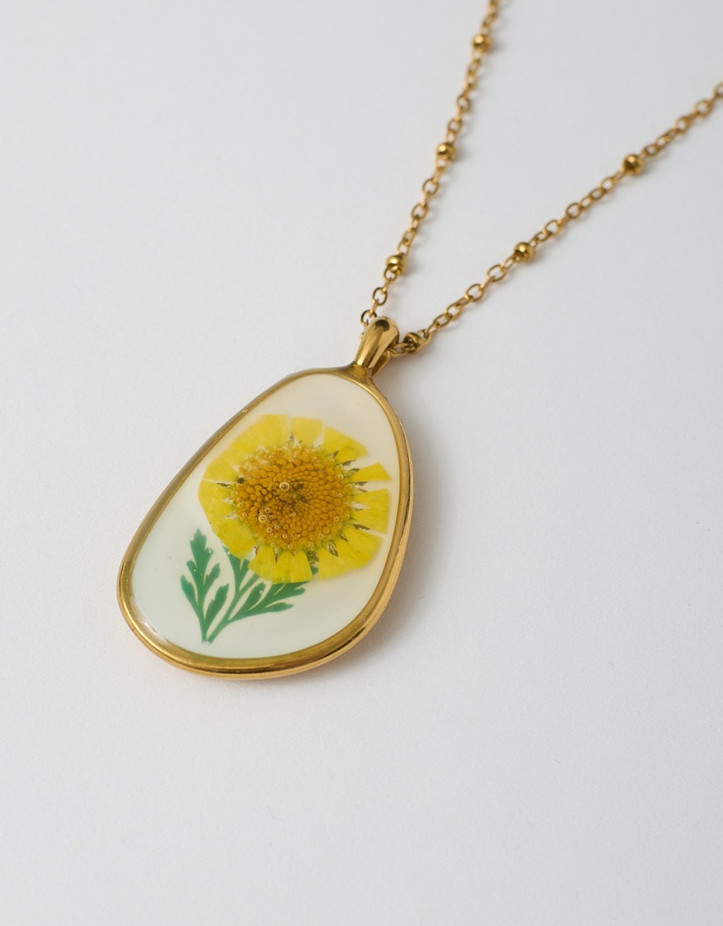 Collana Fiore Giallo