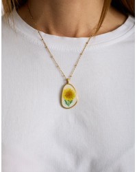 Collana Fiore Giallo