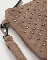 Pochette da Polso e Tracolla Tessuto Effetto Dainetto