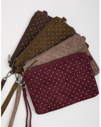 Pochette da Polso e Tracolla Tessuto Effetto Dainetto