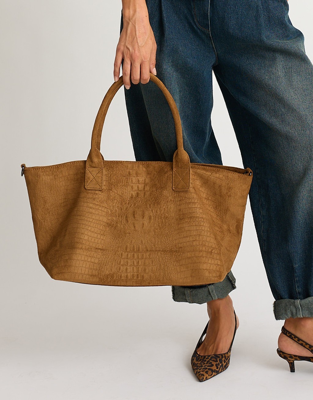 Borsa Effetto Cocco 2 in 1 Trasformabile