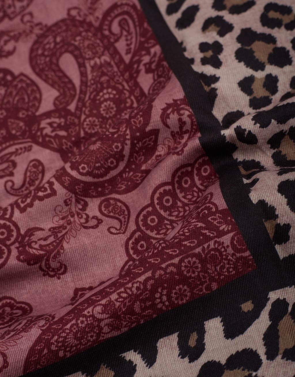 Sciarpina Paisley & Leopardato