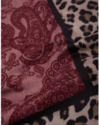 Sciarpina Paisley & Leopardato
