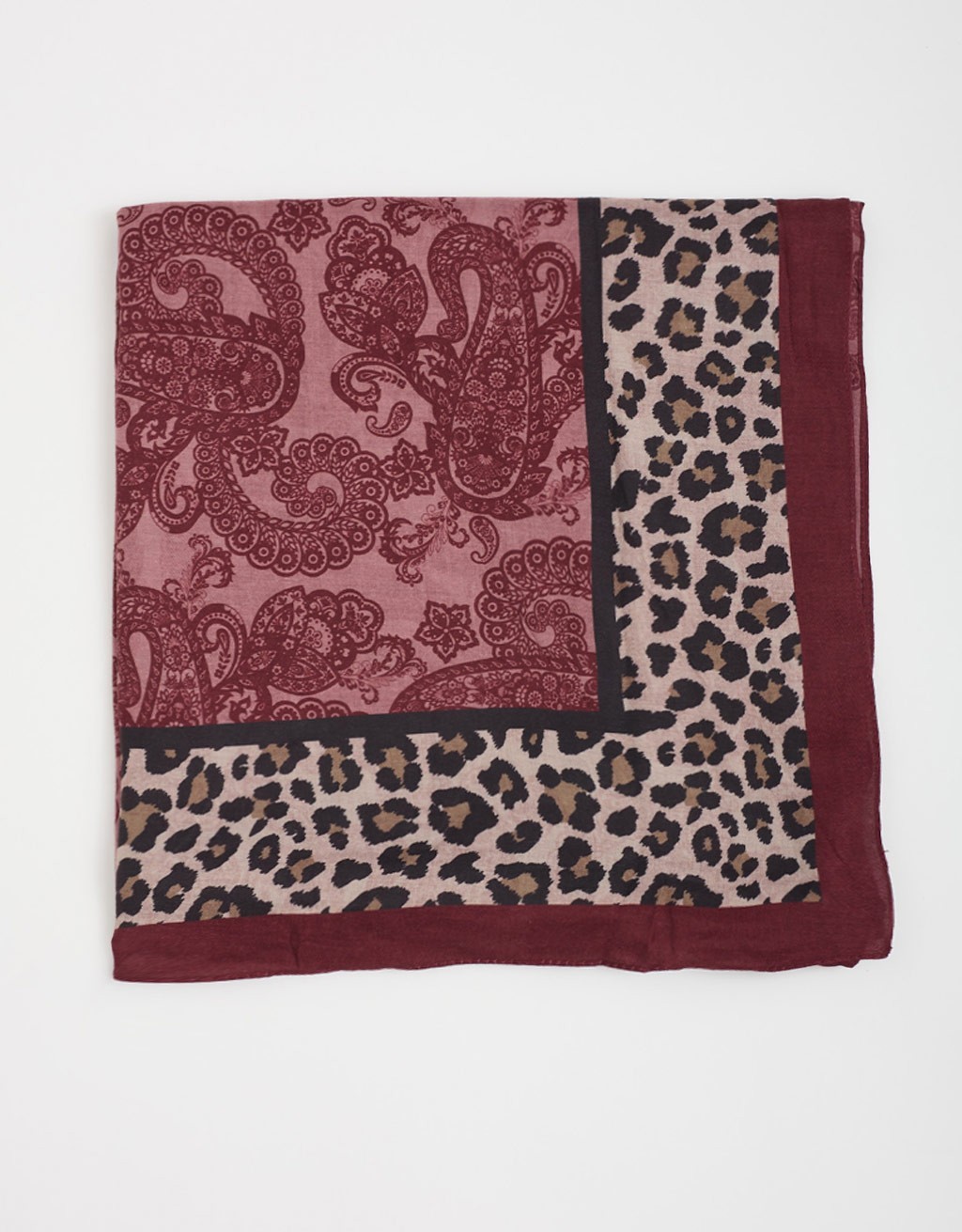 Sciarpina Paisley & Leopardato