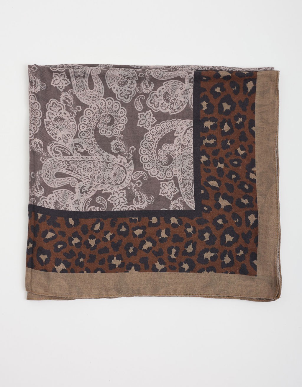 Sciarpina Paisley & Leopardato