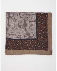 Sciarpina Paisley & Leopardato