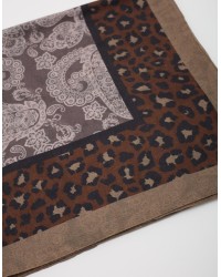 Sciarpina Paisley & Leopardato