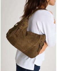 Borsa Hobo tessuto Effetto Dainetto