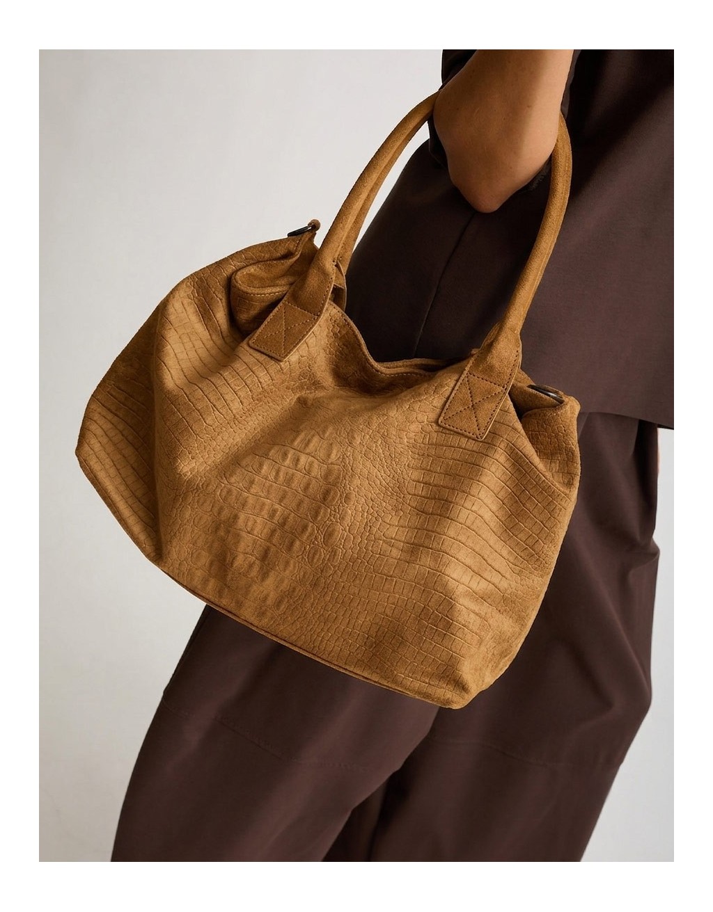 Borsa Effetto Cocco 2 in 1 Trasformabile
