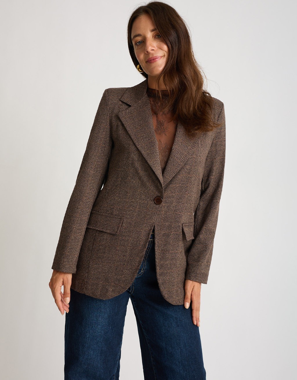 Blazer Fantasia Principe Di Galles