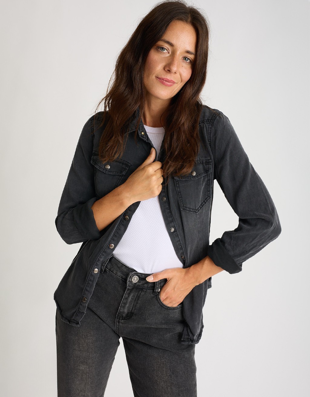 Camicia Jeans Basic