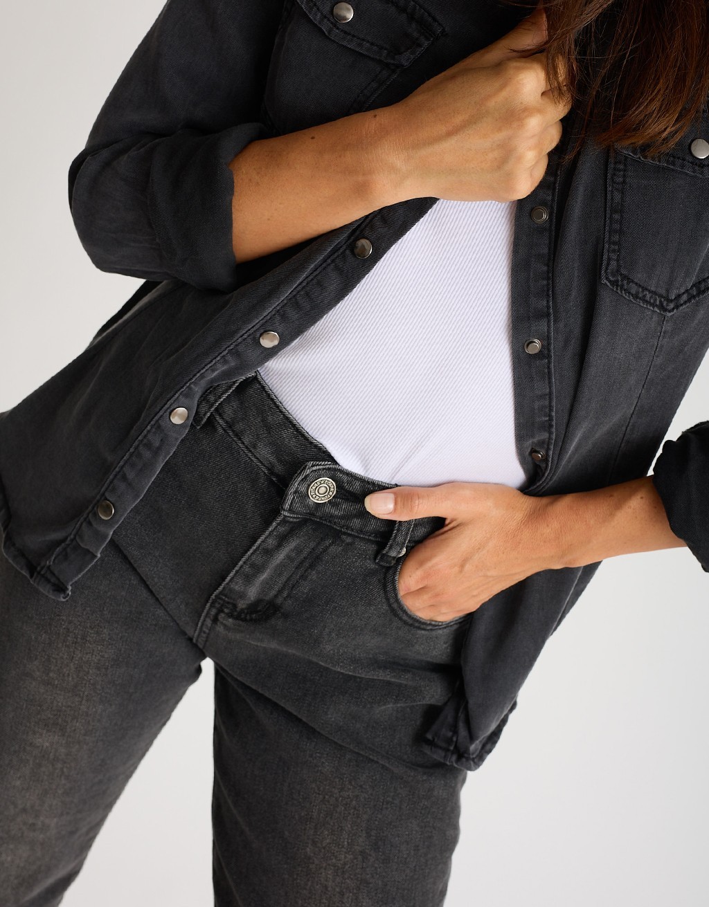 Camicia Jeans Basic