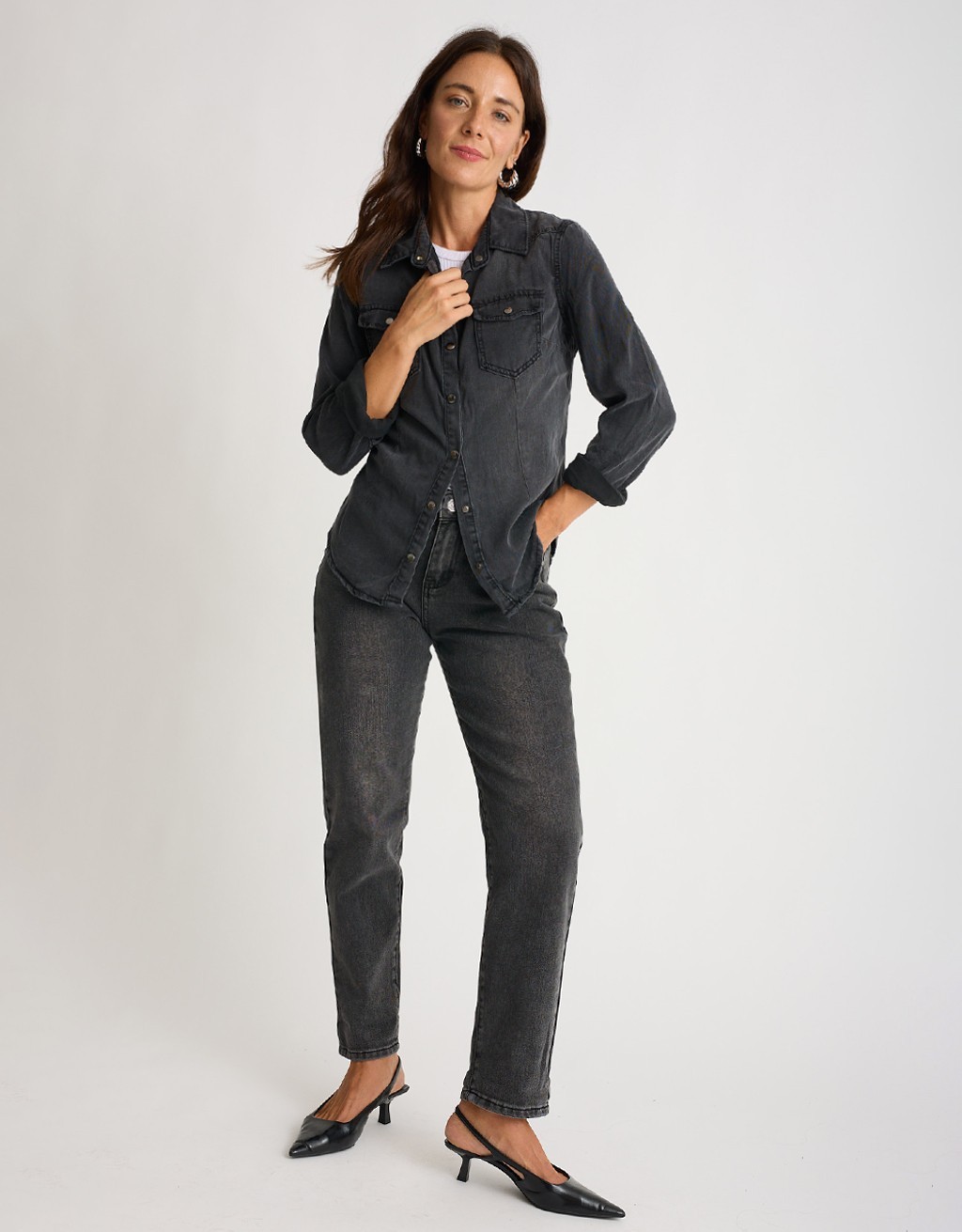 Camicia Jeans Basic