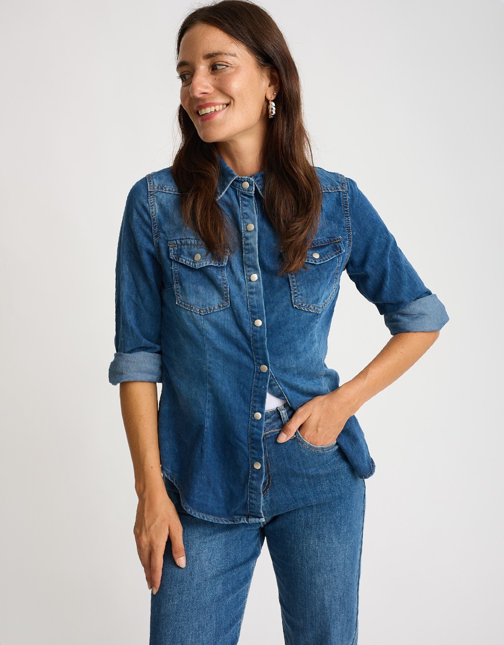 Camicia Jeans Basic