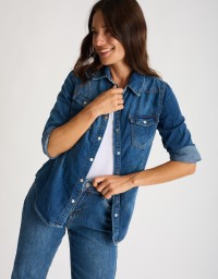 Camicia Jeans Basic