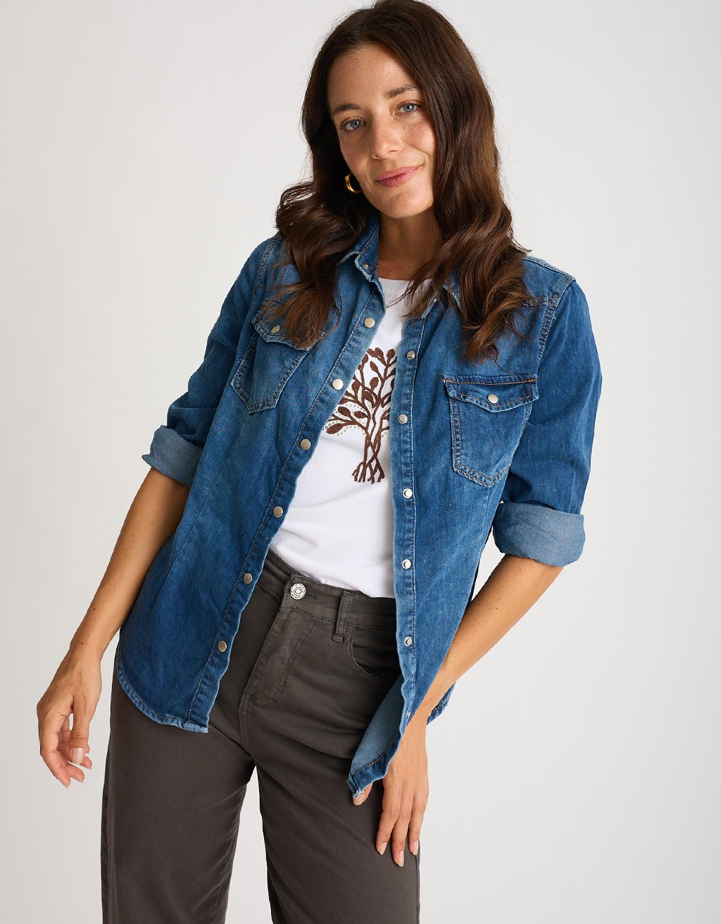 Camicia Jeans Basic