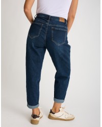 Jeans Mom Fit Lavaggio Scuro