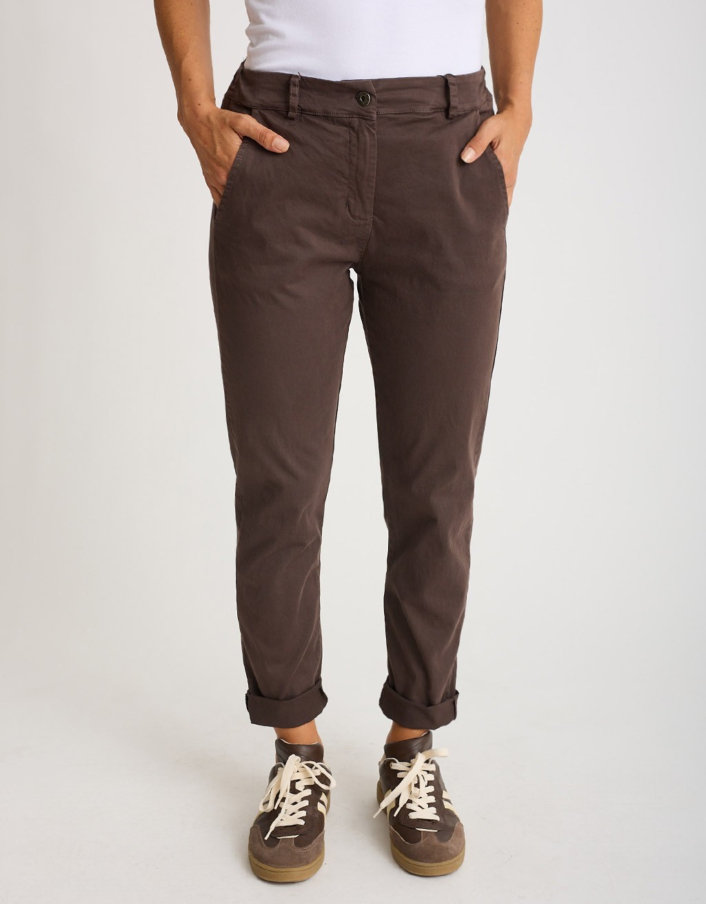 Pantalone Cotone Gabardina Regular