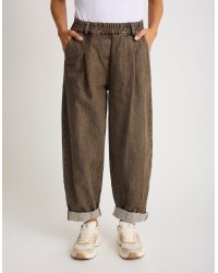 Jeans Baggy Effetto Sabbiato