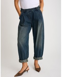 Jeans Baggy Effetto Sabbiato