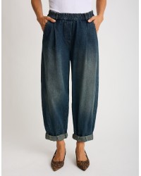 Jeans Baggy Effetto Sabbiato