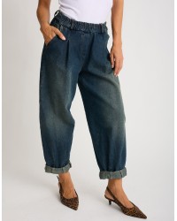 Jeans Baggy Effetto Sabbiato
