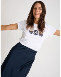 T-shirt Ricamo Margherite